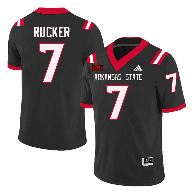 Corey Rucker Arkansas State Jersey,Arkansas State Red Wolves Football Uniforms,Jersey-Black